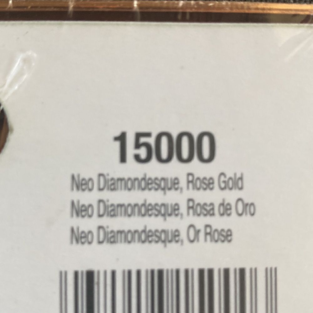 Neo Diamondesque Rose Gold License Plate Frame - Picture 4 of 7